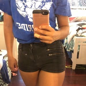 Kendall and Kylie black shorts